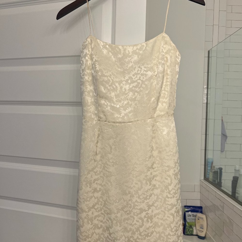 Sarah Seven Elegant White Mini Dress - Picture 9 of 13